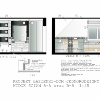 Łazienka projekt