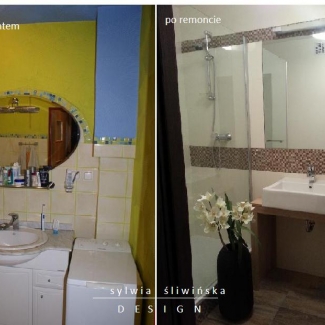 Przed i po - łazienka