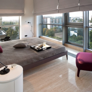 as loft, sypialnia