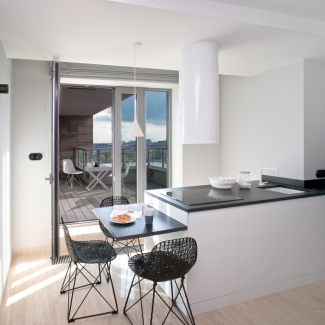 as loft, kuchnia