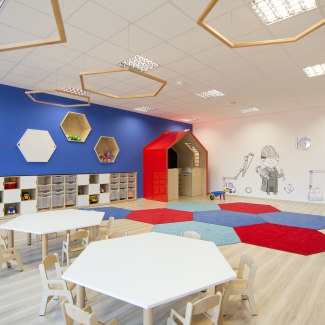 PRZEDSZKOLE MEGA MOCNI w Gdańsku, sala dydaktyczna "Wielcy odkrywcy"