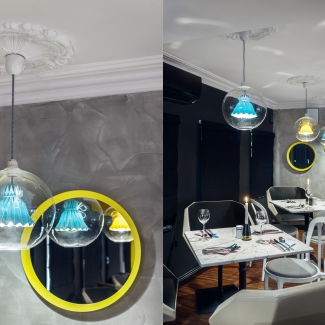 lampy jak z Małego Księcia róża w kloszu