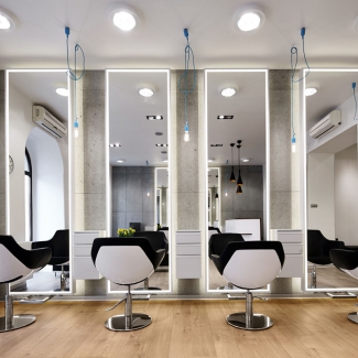 nowoczesny salon fryzjerski