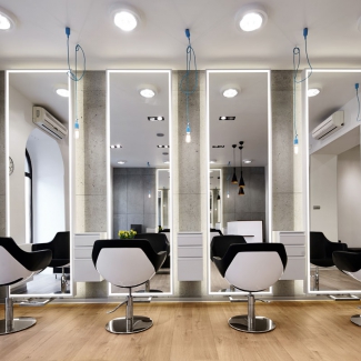 nowoczesny salon fryzjerski