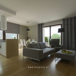 MAFGROUP_APARTAMENT W WARSZAWIE_PRZESTRZEŃ DZIENNA