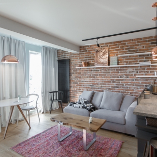 MIESZKANIE W KĘTACH 48 M2 - Salon