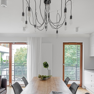 Realizacja projektu wnętrza mieszkania w Poznaniu.