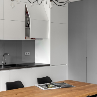 Realizacja projektu wnętrza mieszkania w Poznaniu.