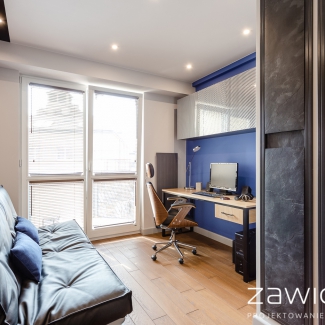 Gabinet w ciemnych kolorach