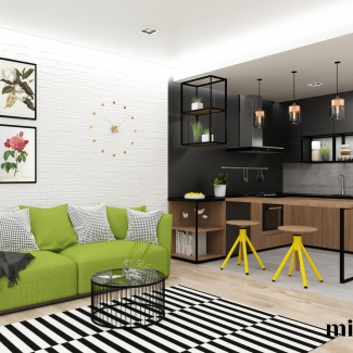 Projekt mieszkania w Krakowie