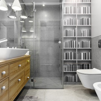 łazienka dla czytelnika