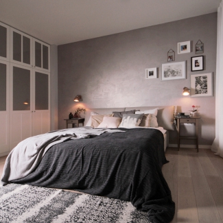 Klimatyczna sypialnia w stylu skandynawskim