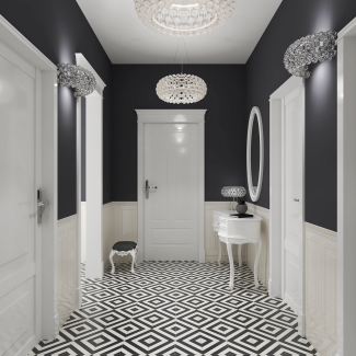 korytarz w stylu klasycznym