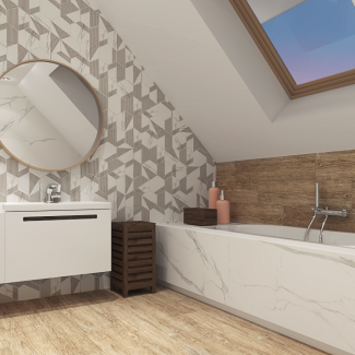 Łazienka na poddaszu