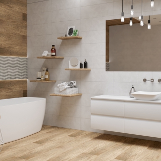 Łazienka z wanną wolnostojącą