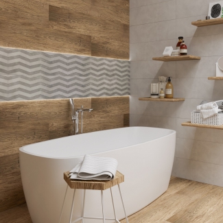 Łazienka z wanną wolnostojącą