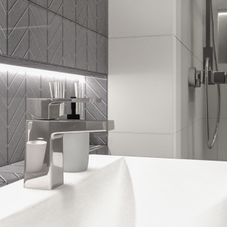 Mała łazienka w bloku