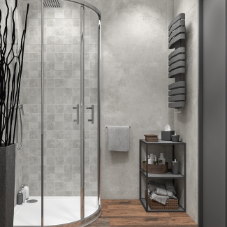 Mała łazienka w bloku