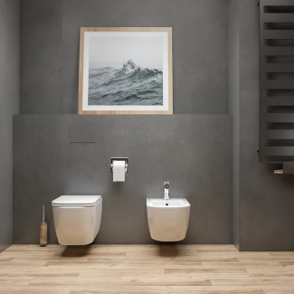 Projekt łazienki w drewnie