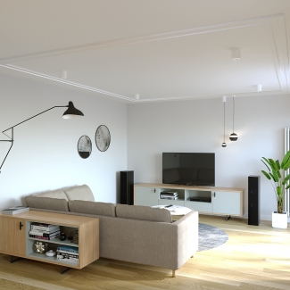Minimalistyczny salon