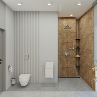 Łazienka z stylu minimal
