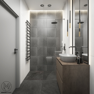łazienka w luksusowy apartamencie