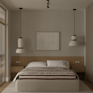 Mieszkanie z przeszkleniami flutes