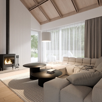 Komfoo house living room