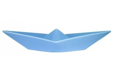 Niebieska miska w kształcie łódeczki
