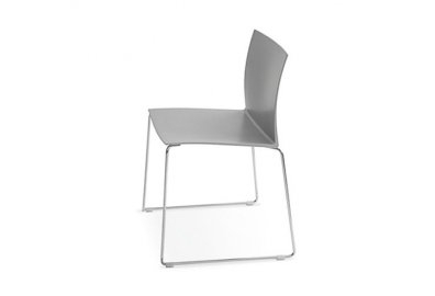 Krzesło Slim Slitta srebrne
