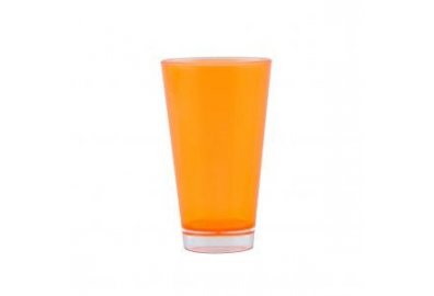 Szklanka wysoka, pomarańczowa