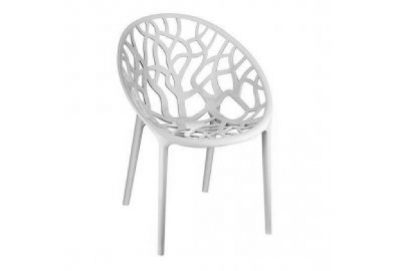 Krzesło Crystal białe