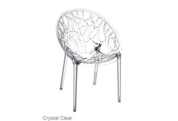 Krzesło Crystal przezroczyste