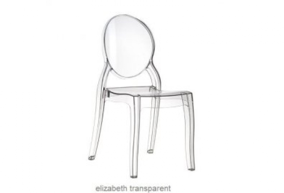 Krzesło Elizabeth przezroczyste