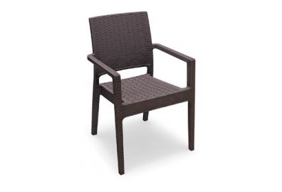 Krzesło Ibiza brązowe