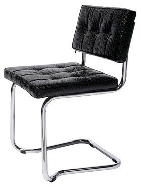 Krzesło Swinger Chair Expo Shiny Croco Black