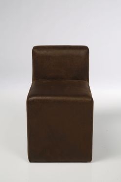 Fotel Backrest Brown Vintage