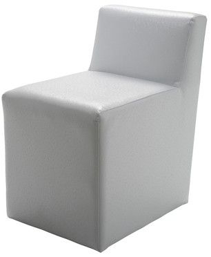 Fotel Lounger Backrest White