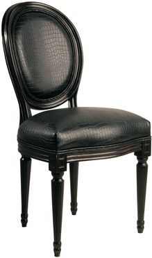 Krzesło Metropolis Louis czarne
