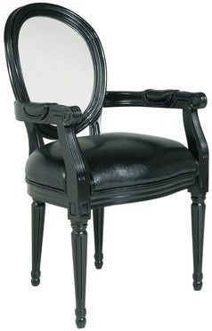 Krzesło Louis Acryl Glossy z podłokietnikami