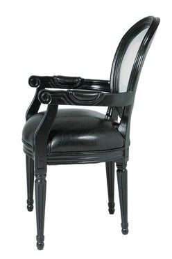 Krzesło Louis Acryl Glossy z podłokietnikami