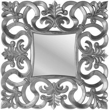 Lustro Italian Baroque srebrne (79x79)