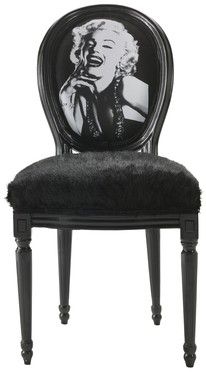 Krzesło Marilyn czarne