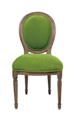 Krzesło Villa Louis Velvet zielone