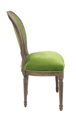 Krzesło Villa Louis Velvet zielone
