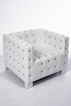 Fotel Shining Cube biały