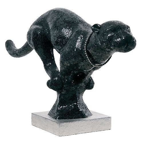 67146 KARE design :: Deco Figure Panther Mosaic