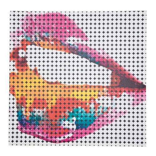Obraz Pop Art Lips 80x80