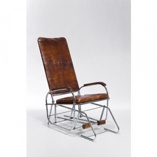 Krzesło bujane Weekend Vintage Leath