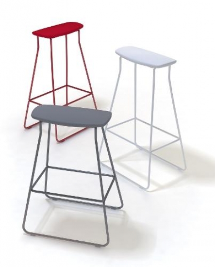 Hoker - krzesło barowe Léger wysoki